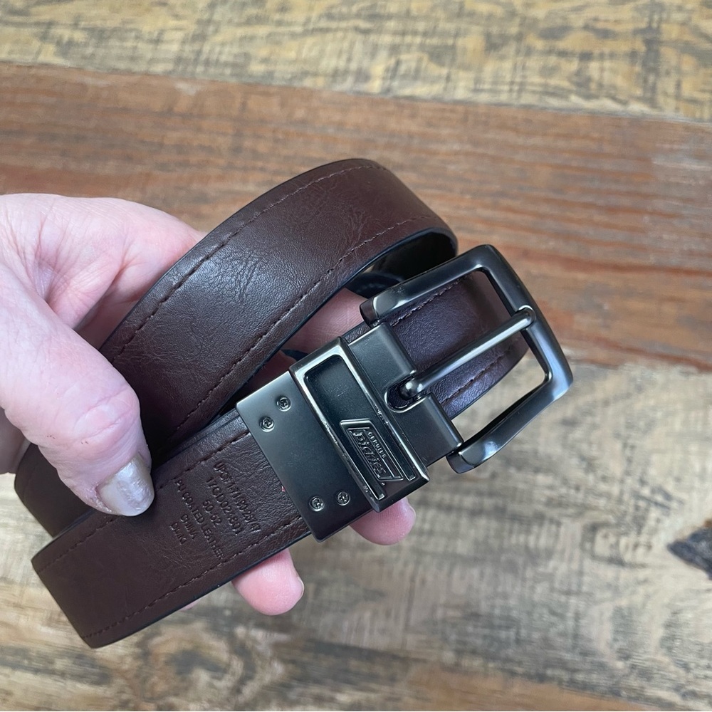 Dickies Black and Brown Reversible Men's Belt 50 - 52